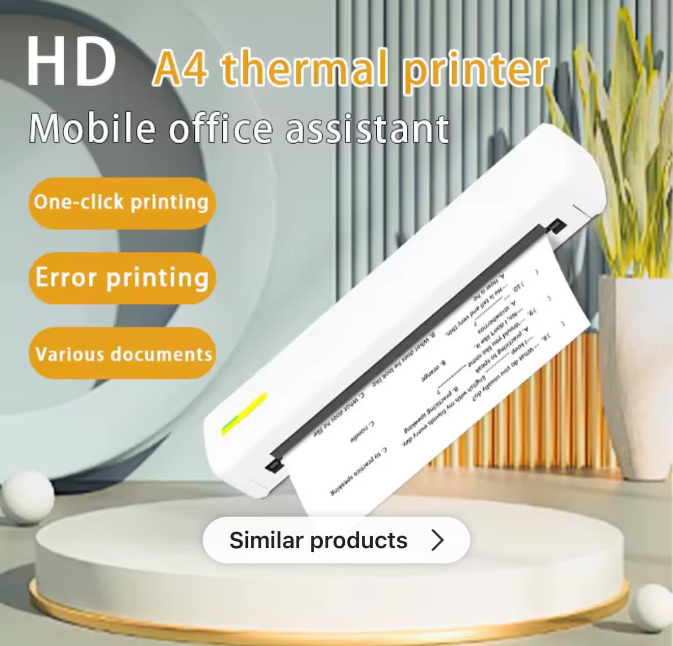 A4 Portable Printer