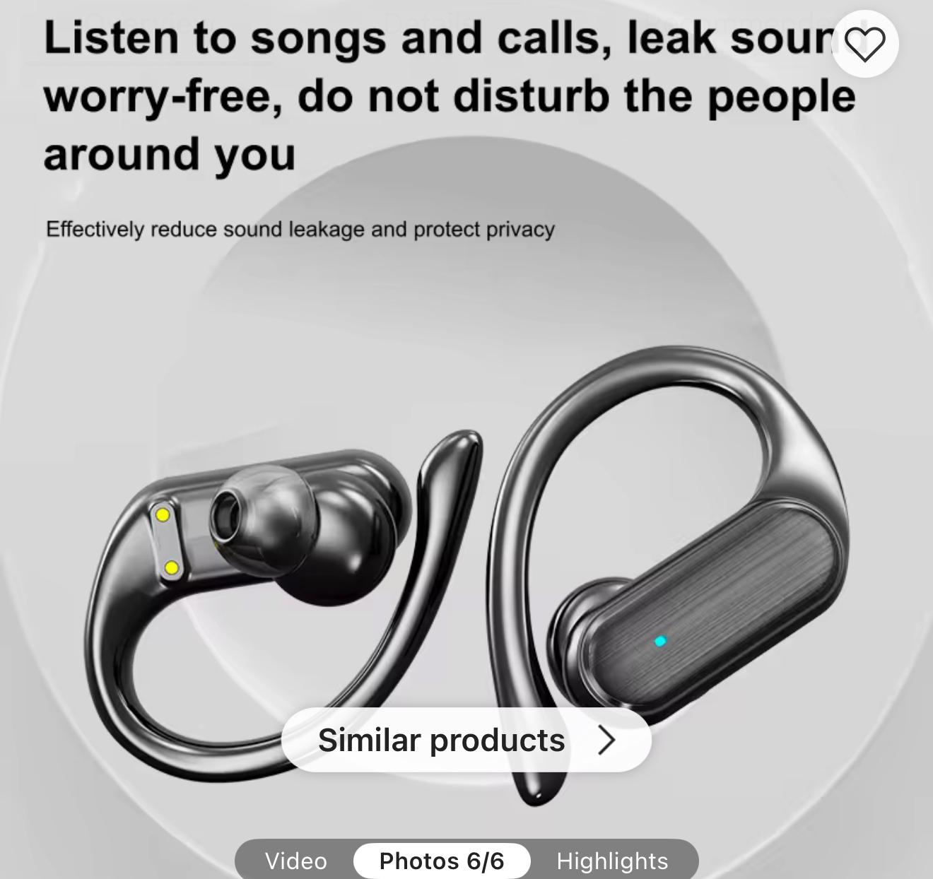 True wireless Headset